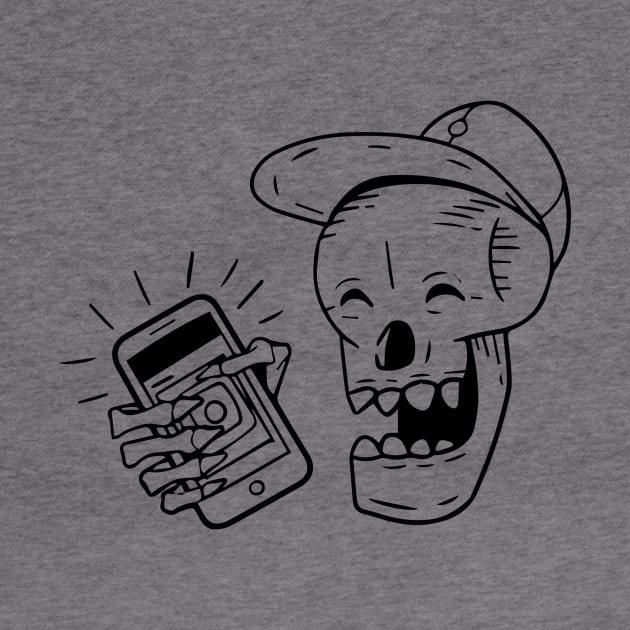LAUGHING SKULL by physicalmemes